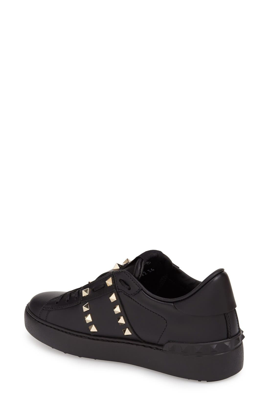 Valentino Garavani Rockstud Sneaker, Alternate, color, 