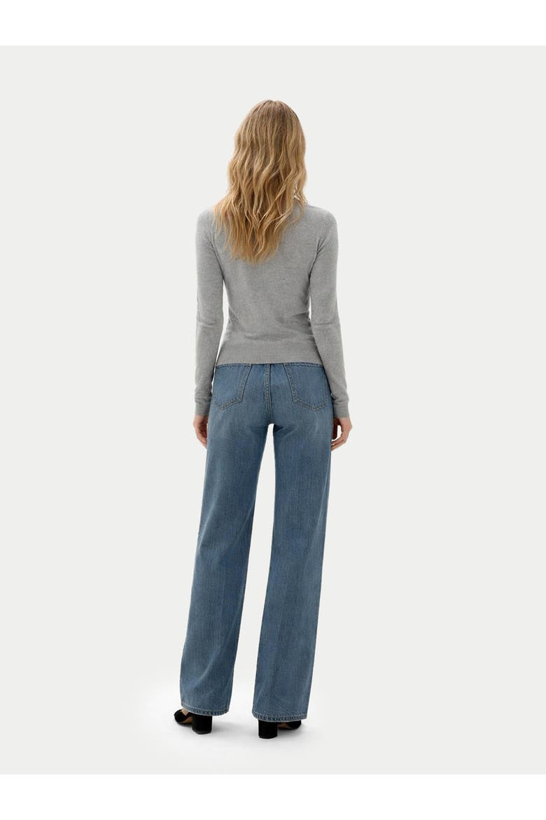 Timeless Cashmere Mock Neck Sweater, Alternate, color, high rise