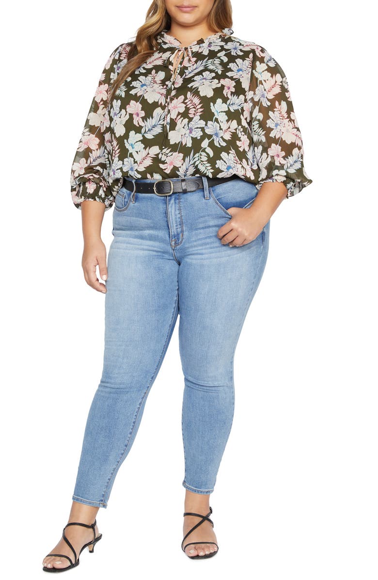 Sanctuary Love in Bloom Floral Blouse, Alternate, color, 
