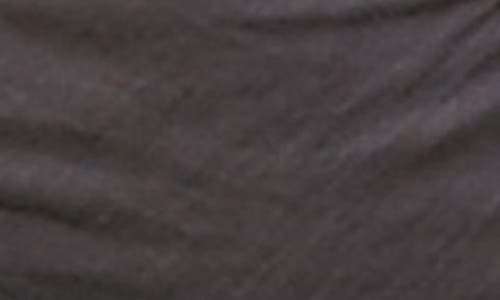 WISHLIST WISHLIST RUCHED SHORT SLEEVE SLUB JERSEY MINIDRESS