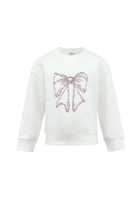 Shimmer Bow Sweatshirt