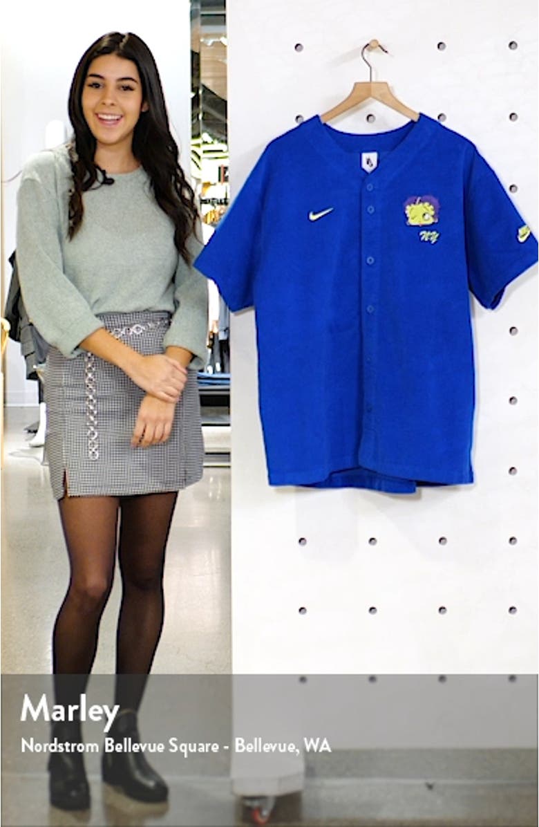 x Olivia Kim Corduroy Baseball Jersey, sales video thumbnail