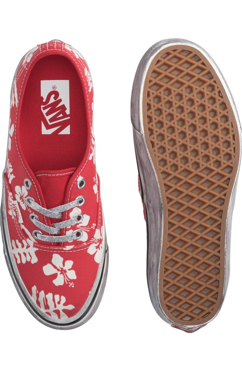 Vans Premium Authentic Sneaker, Alternate, color, Red