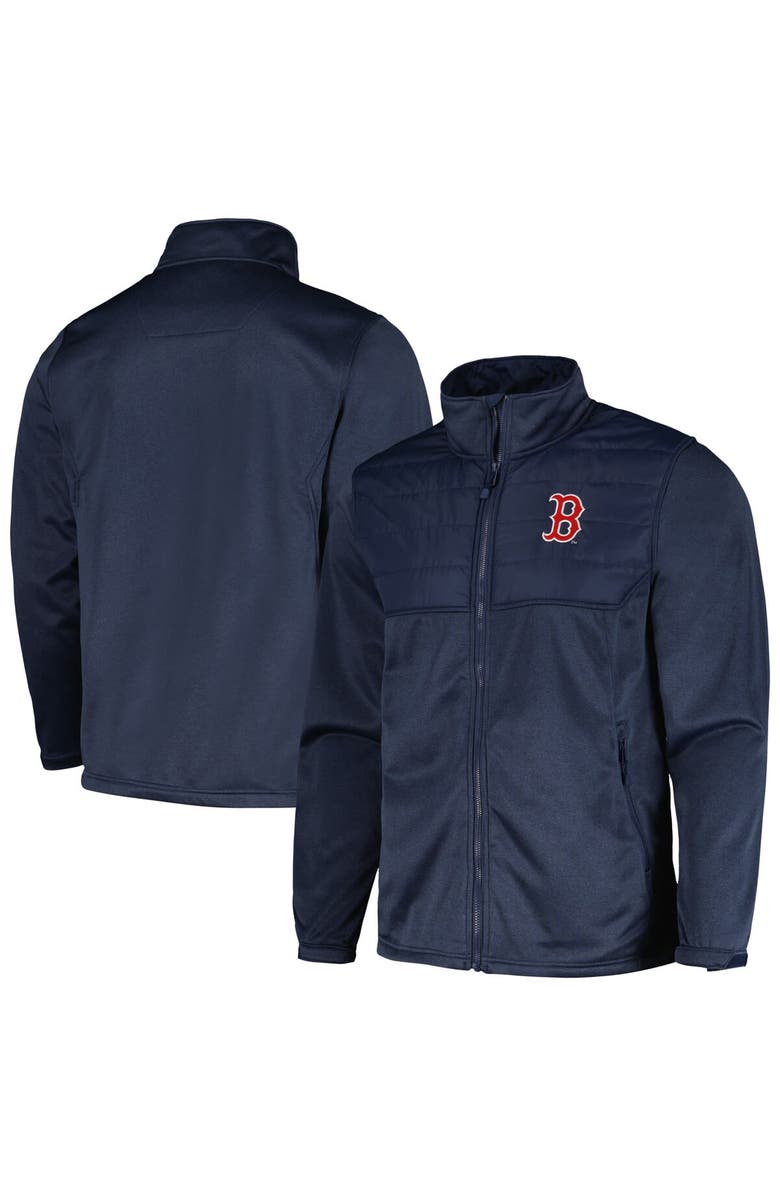 DUNBROOKE Men's Dunbrooke Heather Navy Boston Red Sox Explorer Full-Zip Jacket, Main, color, Heather Navy