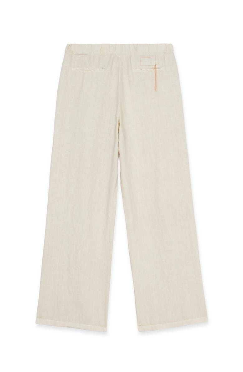 Fortela Jaleh Drawstring Linen Trousers, Alternate, color, Dove Grey