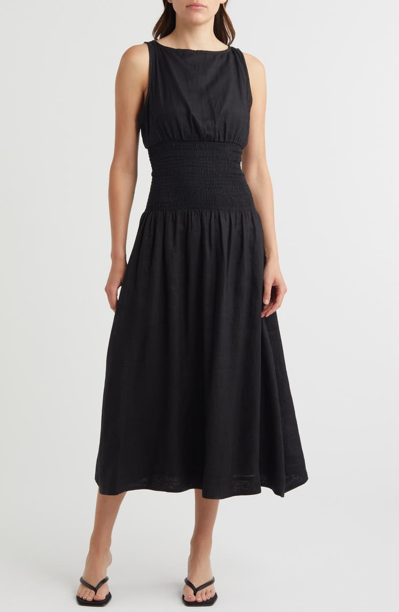 Faithfull the Brand La Canella Midi Sundress, Main, color, 