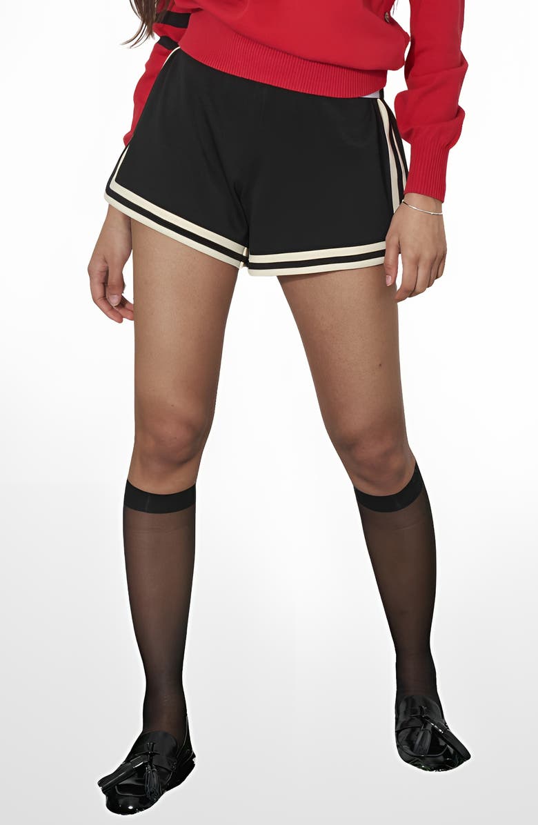 Find Me Now Track Star Shorts, Main, color, Black