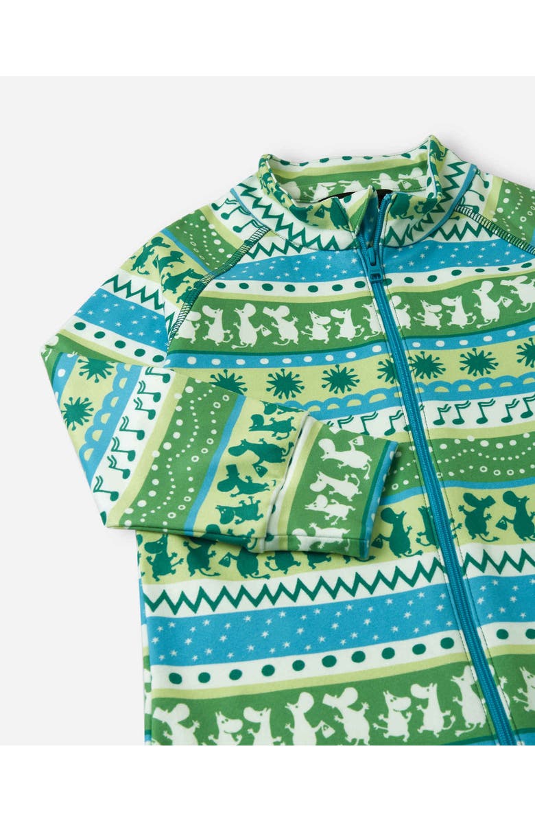 Reima Fleece overall, Moomin Tarhaan, Alternate, color, Greenery