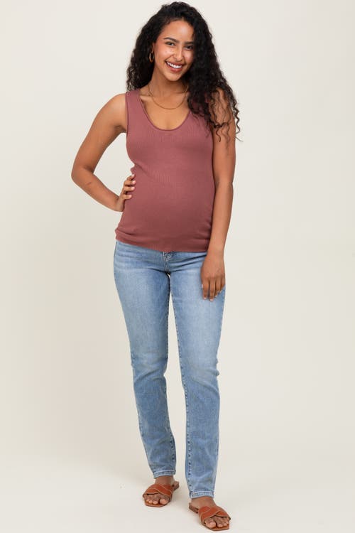 Pinkblush Vintage Wash Skinny Jeans In Blue