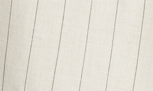 KASPER KASPER STRIPE ONE-BUTTON BLAZER 