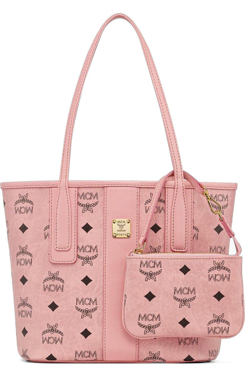 MCM Small Liz Shopper in Visetos, Main, color,