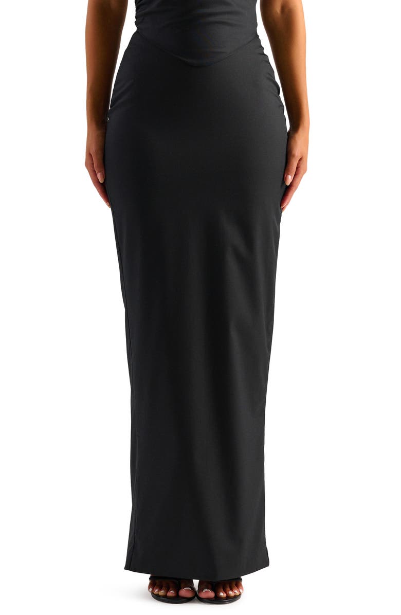 Naked Wardrobe Far From Casual Maxi Skirt, Main, color, 