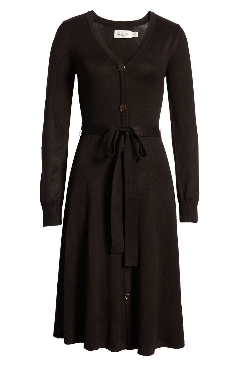 Eliza J Long Sleeve Sweater Dress, Alternate, color,