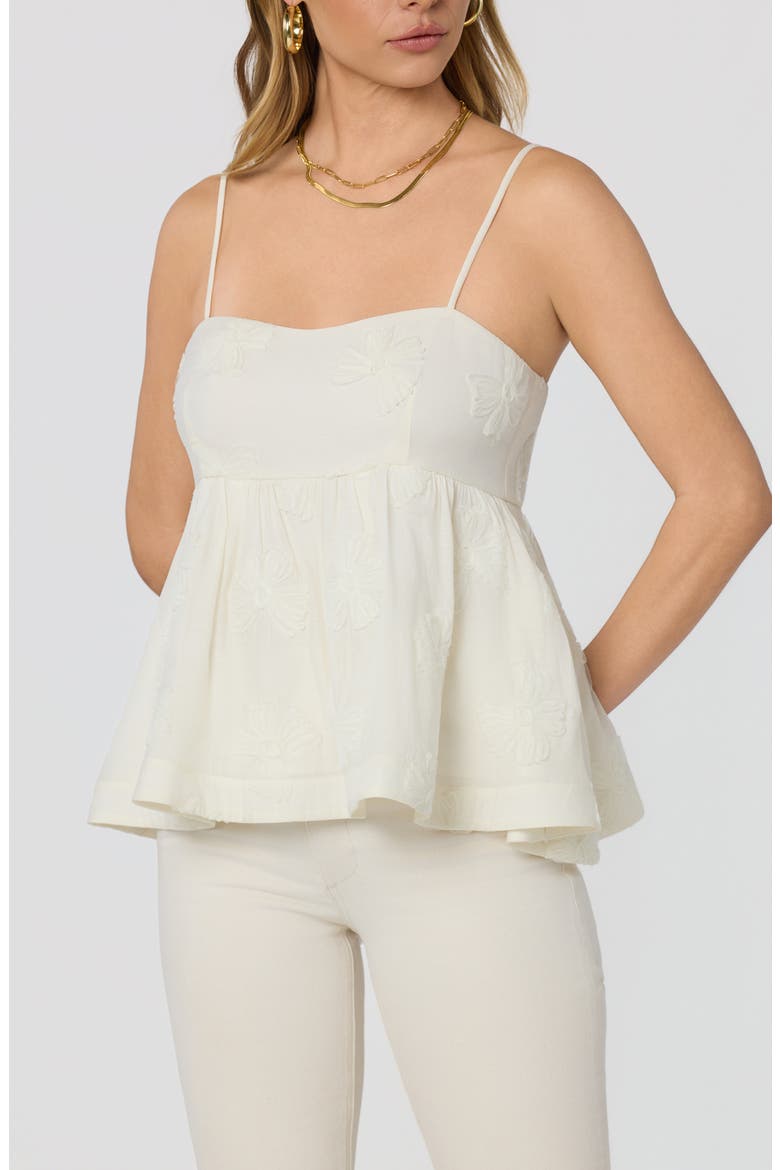 Zoe Babydoll Top, Alternate, color, CREAM