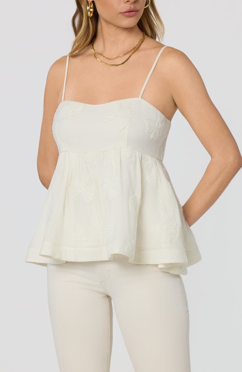 ASTR the Label Zoe Babydoll Top, Alternate, color, Cream