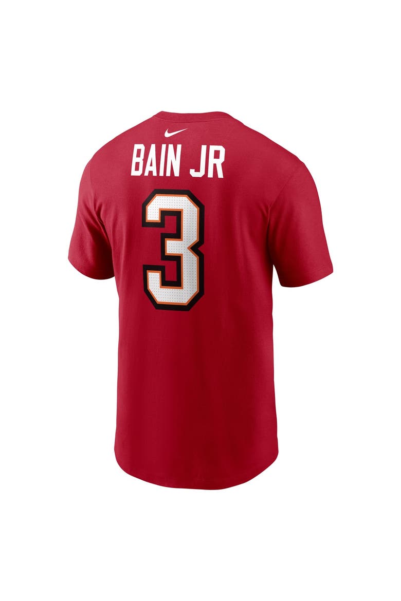 Men's Nike Rueben Bain Jr. Red Tampa Bay Buccaneers Name & Number T-Shirt, Alternate, color, Red