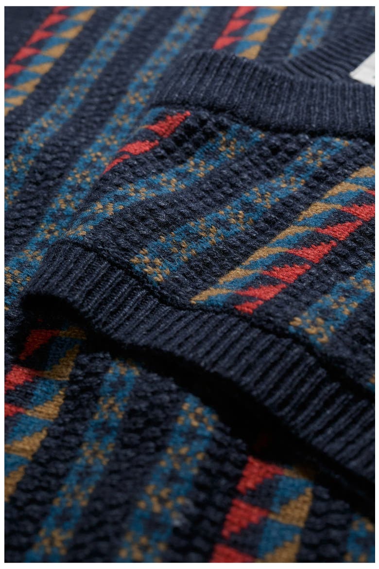 Walt Fair Isle Wool Blend Vest, Alternate, color, KENEDER MULTI