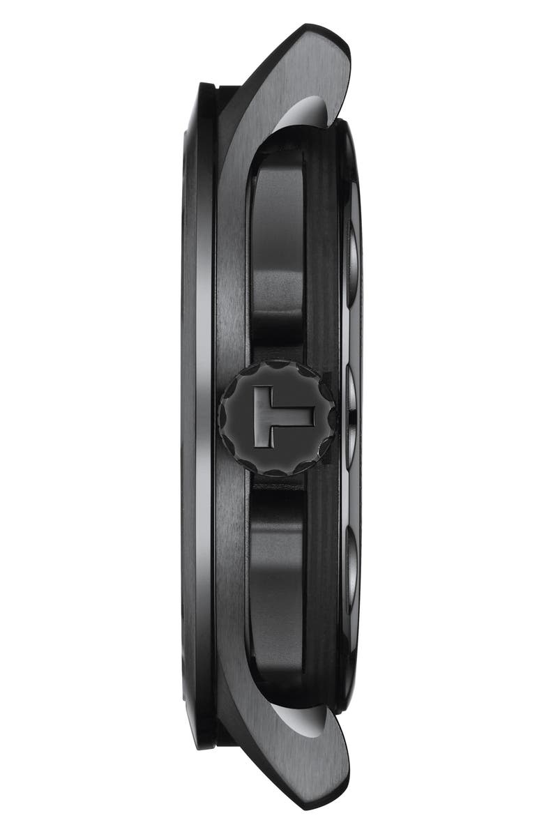 Tissot T-Race Cycling Vuelta Leather Strap Watch, 45mm, Alternate, color,