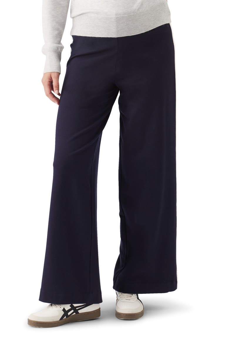 Ari Wide Leg Pant, Main, color, Midnight / White