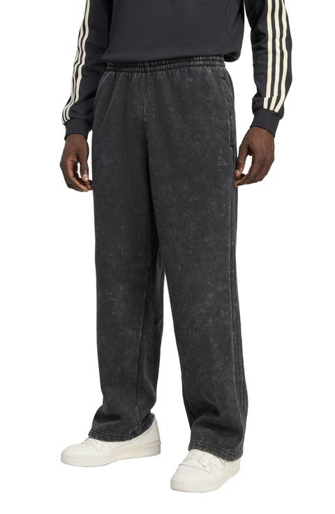 Washed Cotton Blend Sweatpants