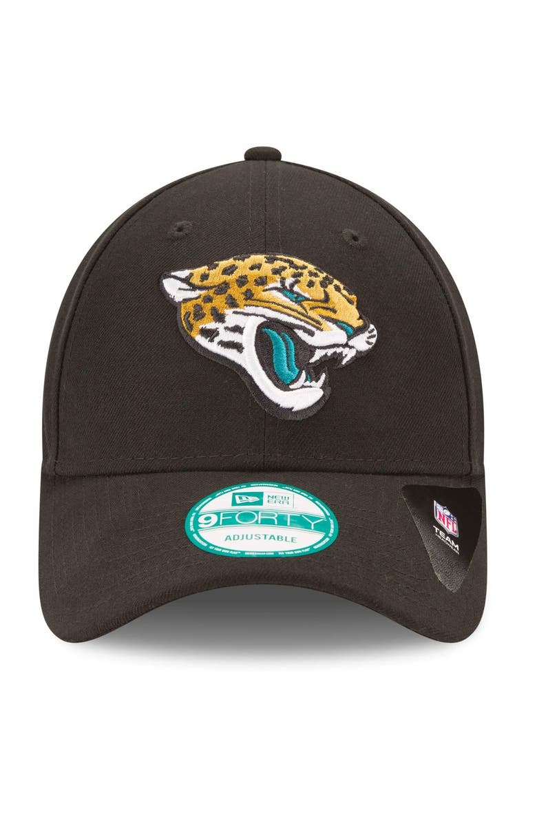 New Era Men's New Era Black Jacksonville Jaguars The League 9FORTY Adjustable Hat, Alternate, color, Black
