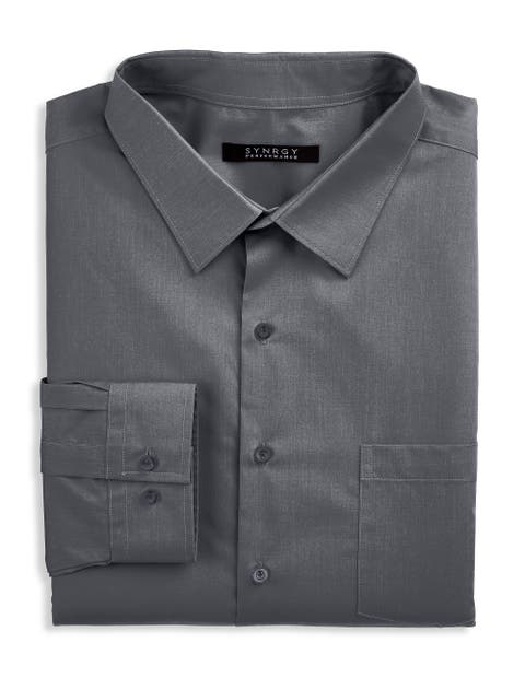 Big 
Tall Performance Heather Dress Shirt
