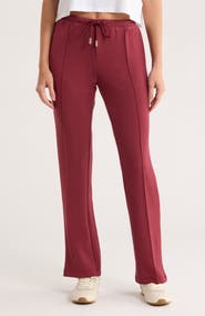 Nanette Lepore Play Front Seam Scuba Knit Flare Pants