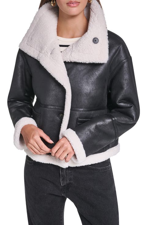 Reversible Faux Shearling Jacket