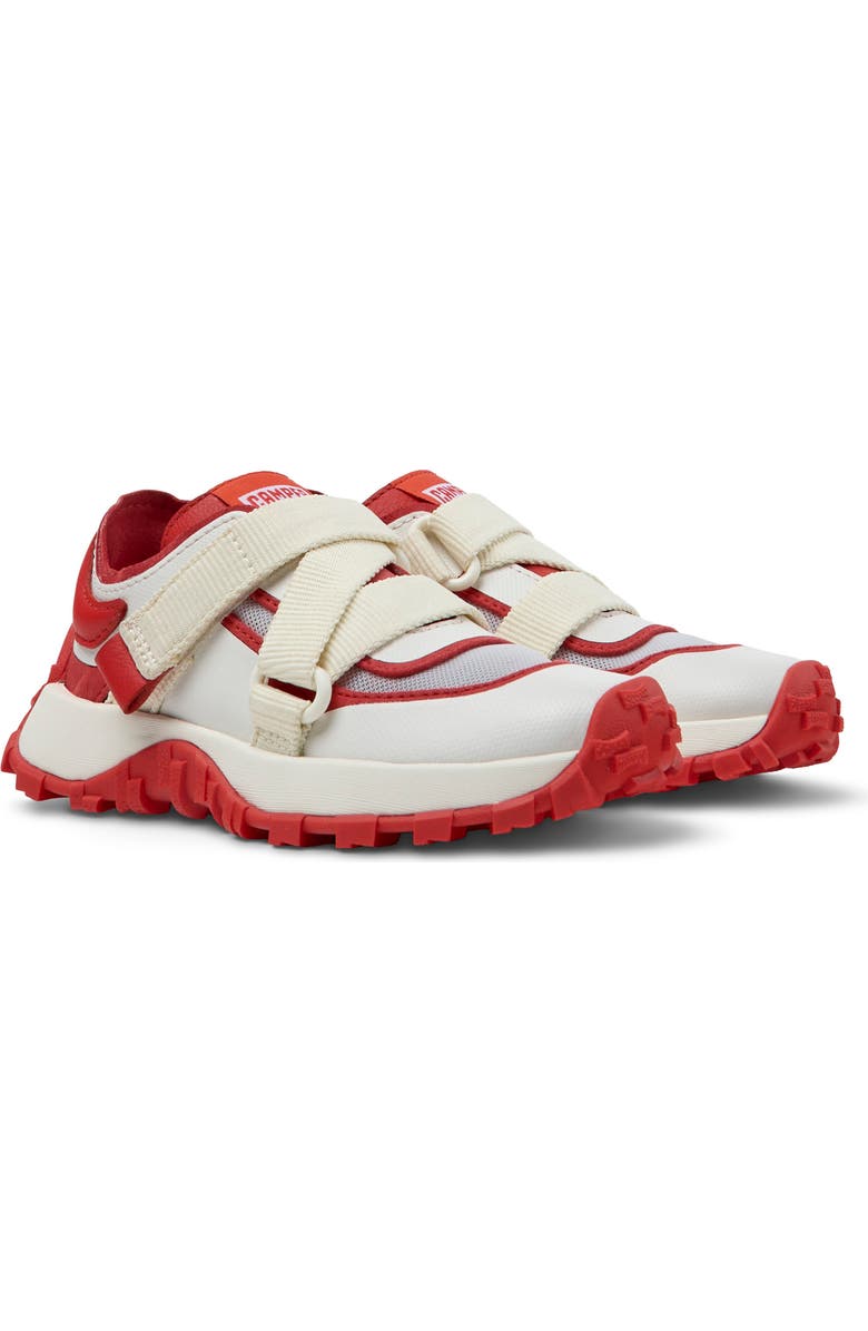 Camper Kids' Drift Trail Sneaker, Main, color, Natural/ Red