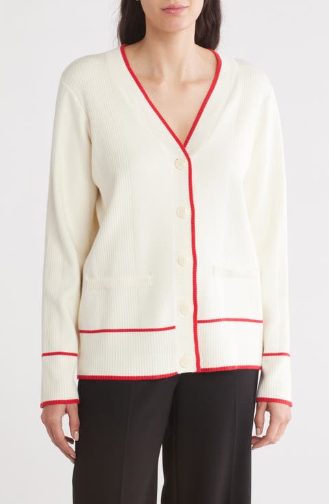 Tipped Cardigan
