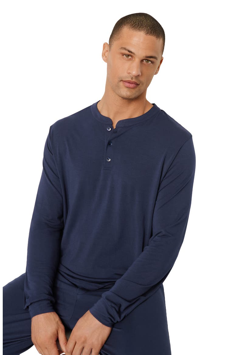 Henry Long Pajama Set, Alternate, color, NAVY