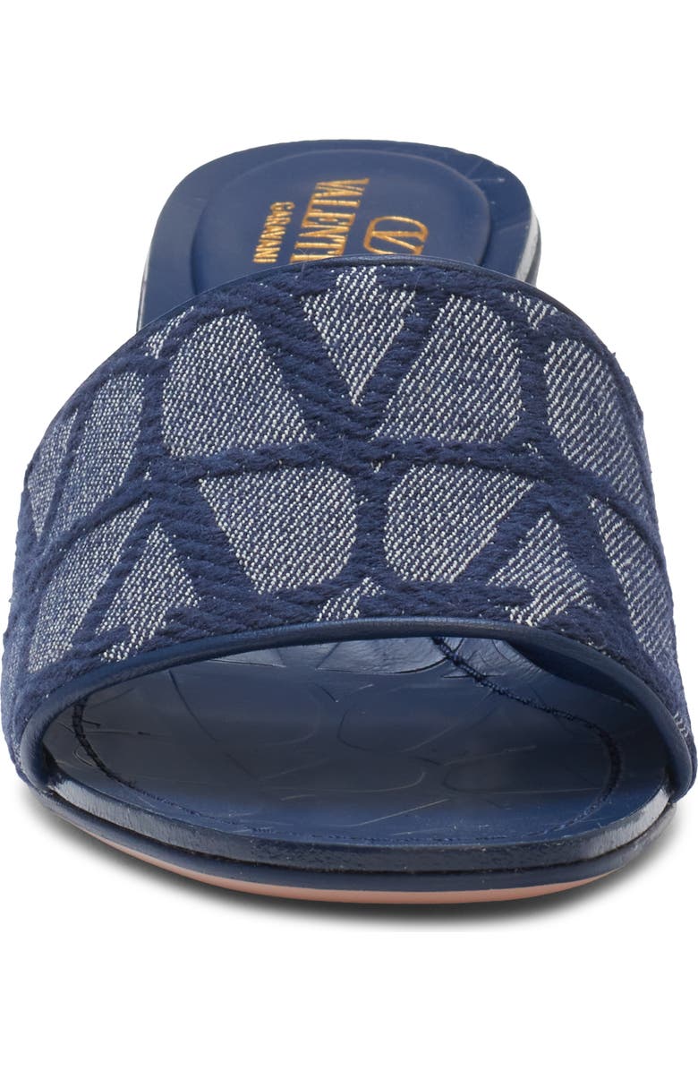 Valentino Garavani VLOGO Toile Iconographe Slide Sandal, Alternate, color,