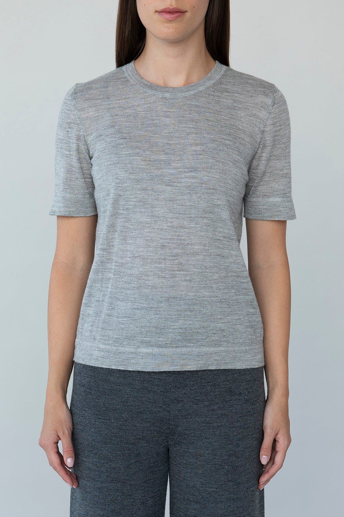Crew Neck Sweater Tee - image 3