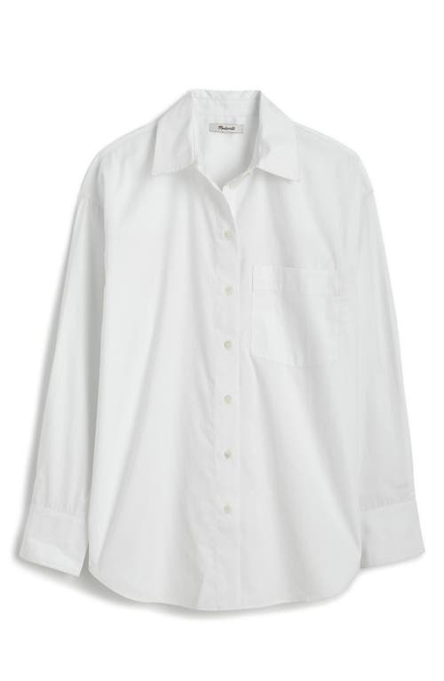 MADEWELL MADEWELL OVERSIZE POPLIN BUTTON-UP SHIRT