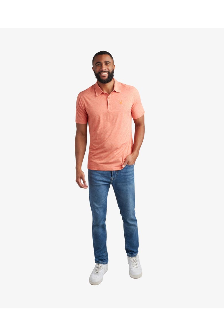 Men Short Sleeve Polo Jersey, Main, color, Burnt orange