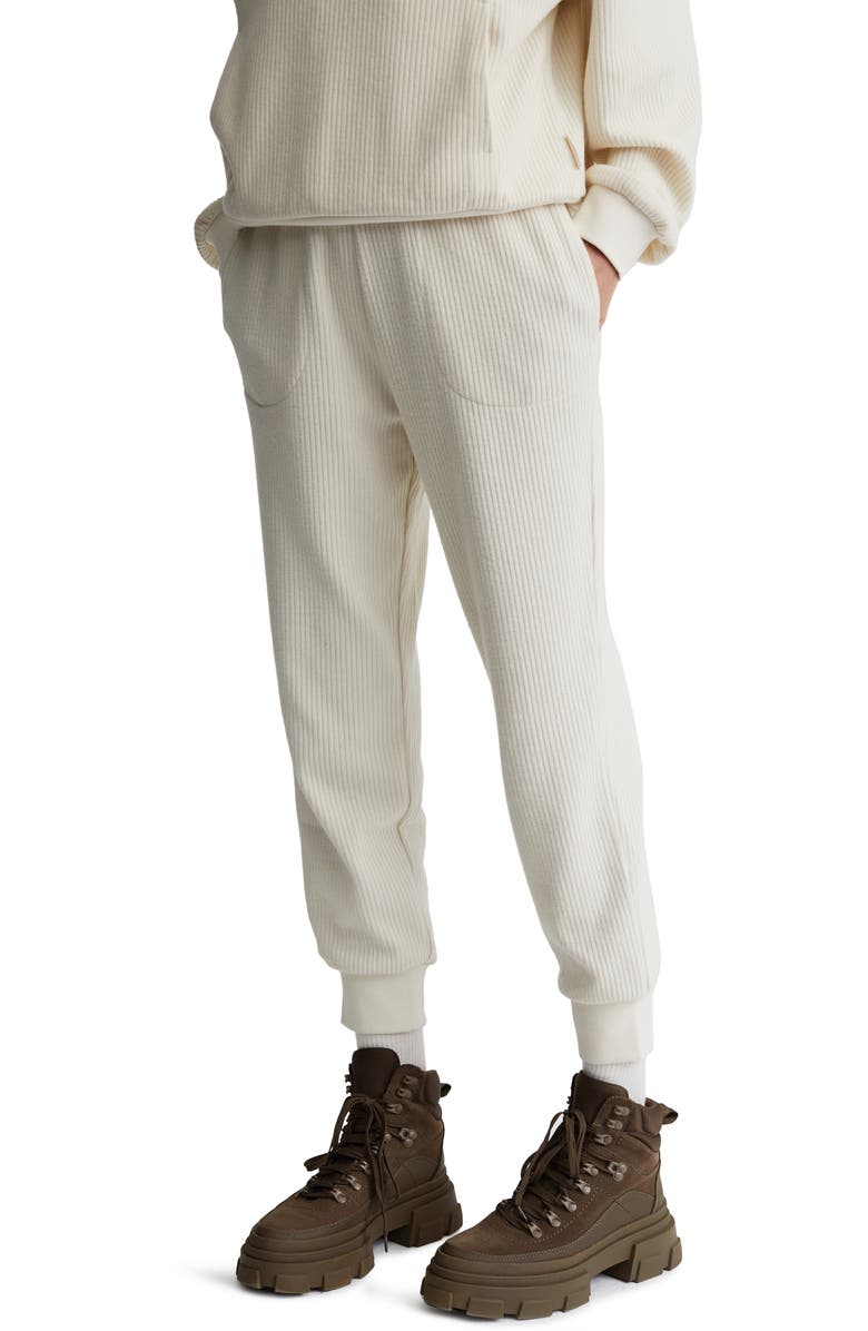 Varley Russell Slim Fit Ribbed Velour Joggers, Alternate, color, 