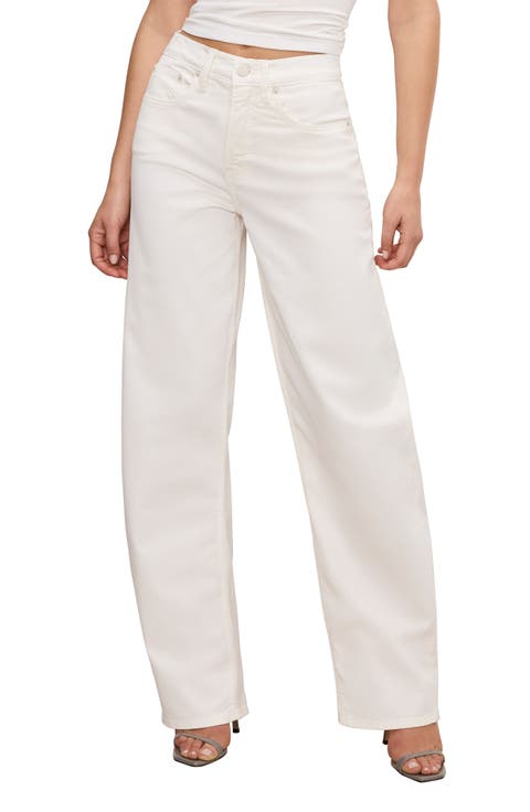 Good Barrel High Waist Relaxed Barrel Twill Pants (Regular & Plus)