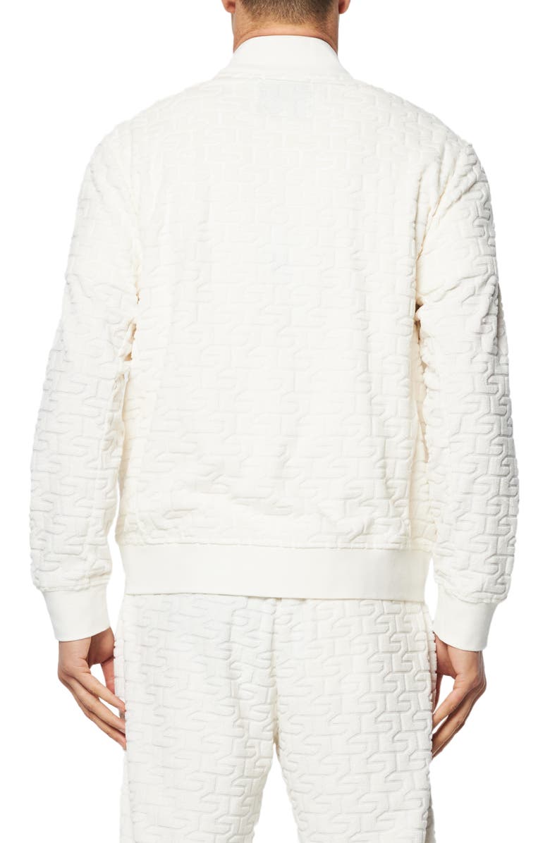 Sergio Tacchini Livata Logo Jacquard Cotton Blend French Terry Track Jacket, Alternate, color, 