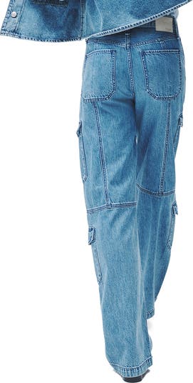rag & bone Featherweight Cailyn Wide Leg Cargo Jeans | Nordstrom
