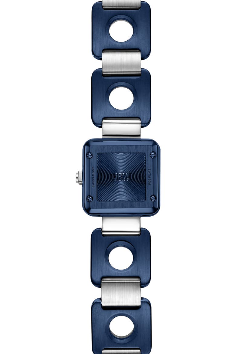 Chasm Bracelet Watch, 22mm, Alternate, color, IP BLUE
