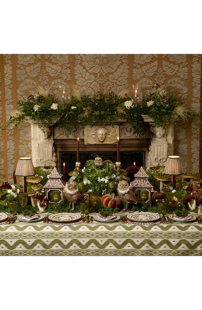 Mrs. Alice Lotus Lampshade, Alternate, color, Brown