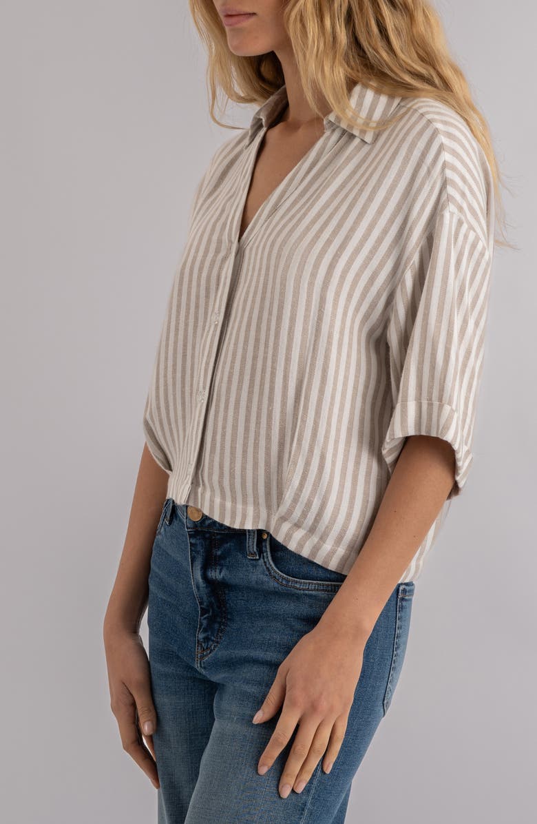 KUT from the Kloth Donna Stripe Shirt, Alternate, color, 