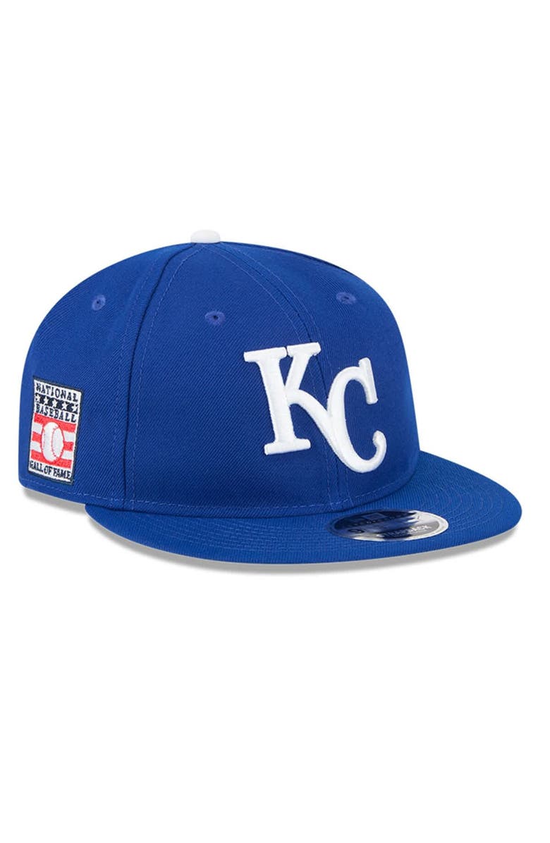 New Era Men's New Era Royal Kansas City Royals Baseball Hall of Fame Retro Crown 9FIFTY Adjustable Hat, Alternate, color, Royal