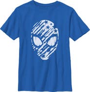 Marvel: Spider-Man Boy's Marvel Spider-Man Stars and Stripes Mask Graphic T-Shirt