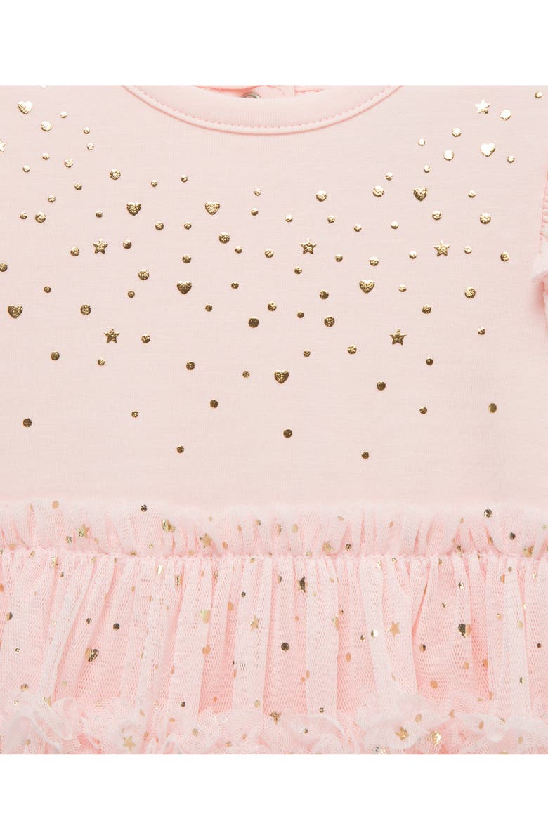 Little Me Spray Shine Tutu Dress & Headband Set, Alternate, color, Pink