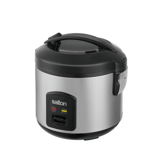 Salton 8 Cup Rice Cooker In Metallic