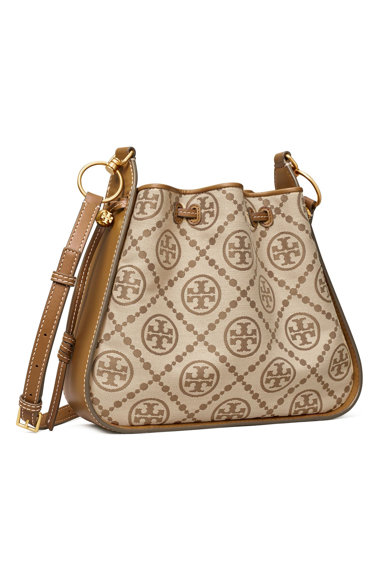 Tory Burch T Monogram Jacquard Bell Bag, Alternate, color, 