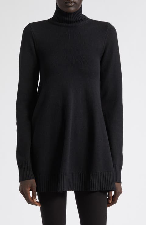 Wool Blend Turtleneck Sweater