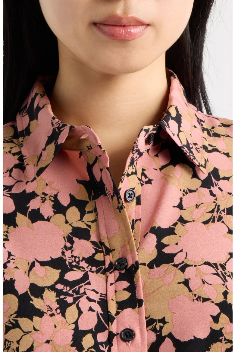 Print Utility Shirt, Alternate, color, ANNE BLK S PRIMROSE MULTI