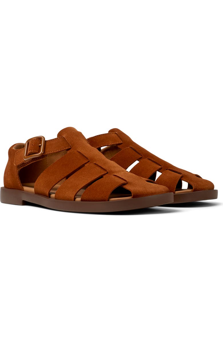 Camper Don Fisherman Sandal, Main, color, Medium Brown